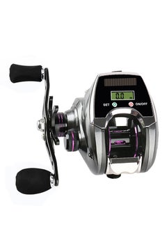 Buy Digital Display Baitcasting Reel with Line Counter Sun Power Charging System High Speed Fishing Reel Tackle Accessories in Saudi Arabia