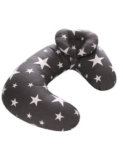 Buy Newborn Nursing Pillow Baby Breastfeeding Pillow Multifunction 100% Cotton Infant Feeding Support Pillow Detachable Cover Adjustable Head Positioner,J in Egypt