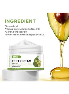 Buy Avocado Feet Cream 30ml, Deeply Moisturized, Gently Exfoliates Hydrates, Helps Soften Calluses And lmprove Splits Cracks, Suitable For Use In Foot Care in Saudi Arabia