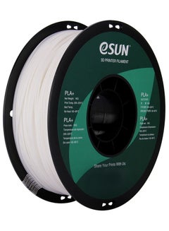 Buy Esun Pla+ 2.85mm White 3D Printer Filament Crack Resistant Smooth Finish 1kg Spool in UAE