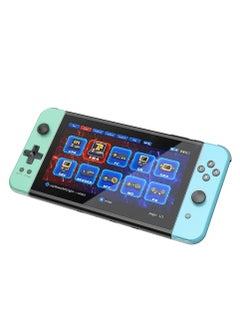 اشتري X70 Handheld Game Console, 7.0 inch IPS HD Screen Retro Games Consoles Classic Video Games Console with 64G Memory Cards & 6000 Games, Built-in 3500mAh Rechargeable Battery في الامارات