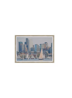 Buy City Of Dream Wall Art Grey 70x50cm in UAE