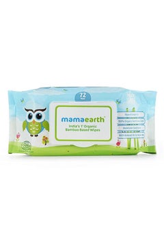 Buy India'S First Organic Bamboo Based Baby Wipes (72 Wipes) in Saudi Arabia