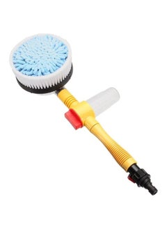 اشتري Automatic Car Foam Brush Wash Professional Spray Foam Rotating Brush Portable Auto Clean Tools Wash swatch Water Flow Brushes في الامارات