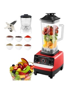 Buy Blender 4500W Heavy Duty Commercial Grade Mixer Juicer: 6 Blades for Fruit, Food Processing, Grinding, Chopping, and Ice Smoothies in UAE