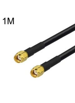 اشتري RP-SMA Male To RP-SMA Male RG58 Coaxial Adapter Cable, Cable Length:1m في الامارات