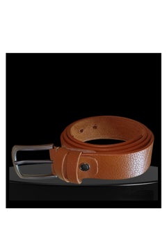 Buy Men's Leather Belt  Elegant Design that Adds a Touch of Elegance to your Look - 130CM in Egypt