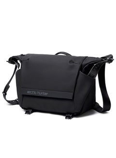 اشتري Messenger Bag for Men,Lightweight Small Tablet Bag Water Resistant Crossbody School Satchel Bags Work Office Bag with Shoulder Strap,Black في الامارات