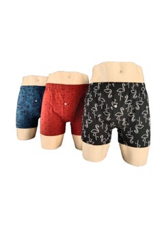 Buy Jet For Men Underwear  Printed Boxer Cotton -Multicolore in Egypt