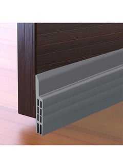 اشتري Door Draft Stopper Under Door Seal for Exterior/Interior Doors, Door Sweep Strip Under Door Draft Blocker, Soundproof Door Bottom Weather Stripping, 2 Inch W x 39 Inch L, Grey في الامارات