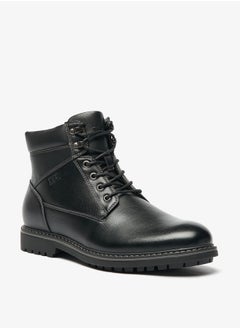 اشتري Men's Textured Chukka Boots with Zip Closure في الامارات