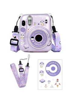 اشتري Fujifilm Instax Mini 11 Instant Camera Hard Case with Adjustable Strap and Sticker (Panda) في الامارات