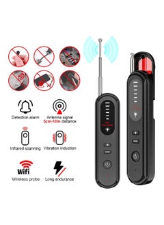 Buy Hidden Camera Detector, 2024 Anti-Spy Camera Detector, Hidden Device GPS Detector, Bug Detector, Rf Wireless Signal Scanner, Camera Detector for Hotels, Home, Office, 5 Levels Sensitivity (Black) in UAE