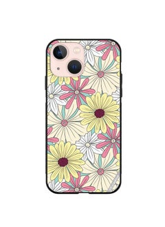 اشتري Protective Case Cover For Apple iPhone 14 Flowers Design Multicolour في الامارات