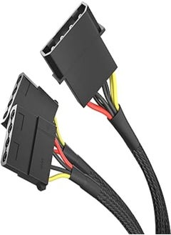 Buy KabelDirekt 828 0.3m 30cm 4-pin Molex to 2x Y-cable black in Egypt