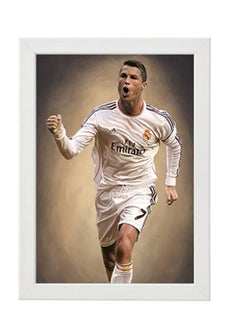 اشتري Cristiano Ronaldo Wall Art Poster Frame في مصر