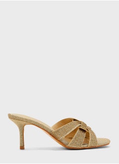 Buy Diamante Detail Mule Sandal in UAE