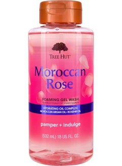 Buy Moroccan Rose Nourishing & Moisturizing Foaming Gel Wash 532 ML in UAE