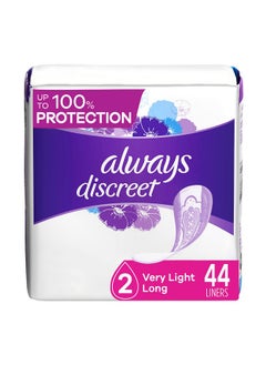 Buy Adult Incontinence & Postpartum Liners For Women Size 2 Very Light Absorbency Long Length 44 Count X 3 Packs (132 Count Total) (Packaging May Vary) in UAE