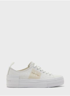 اشتري Bold Vulcanised Flatform Laceup Sneakers في الامارات