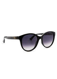 Buy Gucci women's UV resistant fashionable full frame sunglasses 56mm retro sunglasses gray/black gradient GG0631S in UAE