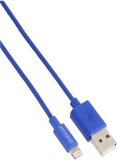 Buy Dodocool kx2398 cable lightning certified charge & sync for iphone, 1m - blue in Egypt