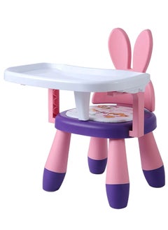 Buy Portable Baby Dinner Chair, Baby Feeding Seat With Dining Tray, Booster Feeding Seat for Baby (Purple) in Saudi Arabia