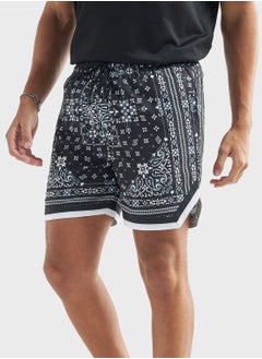 Buy Printed Drawstring Shorts in Saudi Arabia