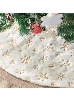 Buy Christmas Tree Skirt, diameter 48in/122cm English Alphabet Christmas Tree Bottom Apron for Christmas Tree Holiday Home Party Indoor Decorations,for Christmas Tree Decoration in UAE