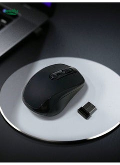 Buy Battery-Powered Wireless Mouse, Compatible With Office And Home Computers, General Wireless Mouse, Business Office Silent And Simple Style Wireless Mouse in Saudi Arabia