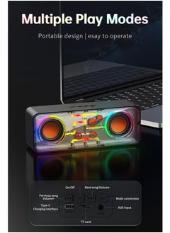 اشتري RSK-W38 Space Station Wireless Speaker with Colorful Lighting system with HD sound Quality في الامارات