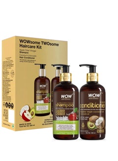 اشتري Apple Cider Vinegar Shampoo (300ml) + Coconut & Avocado Hair Conditioner(300ml) في الامارات