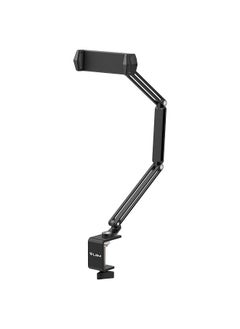 اشتري VIJIM HP001 Universal Desktop Stand for Mobile Phone/ Tablet Flexible C-Clamp Desk Mount Stand with Adjustable Tablet/Phone Holder Aluminum Alloy 1kg Load Capacity في السعودية