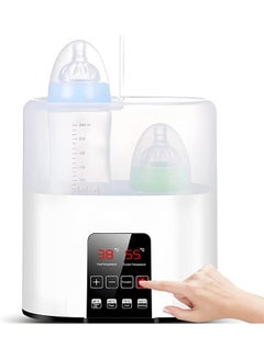Buy Baby Bottle Warmer, 6 in 1 Multi functional Baby Bottle Steam Sterilizer Dryer Machine for Baby Milk Breastmilk Formula with LED Display Thermostat Timer Function in Saudi Arabia
