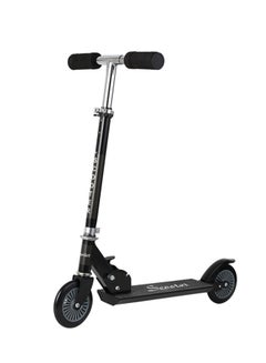 Buy A Kick Scooter for Kids,Scooter for Boys and Girls 6~12 Years Old Lightweight, Foldable,Iron Frame, and Adjustable Handlebars（Black） in UAE