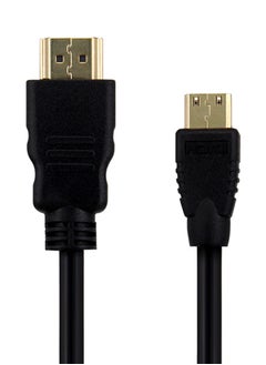 Buy HDMI To Mini Cable Black in UAE