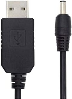 اشتري cablecc 5V USB 2.0 Type-A to 3.5x1.3mm DC 12V Voltage Riser Boost Power Plug Barrel Connector Cable 100cm في مصر