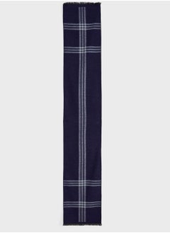 Buy Stripe Detail Winter Scarf in UAE