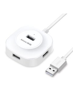 اشتري Jasoz High-Speed USB2.0 4-Ports HUB 1 to 4 Docking HUB, Colour: White 0.3m في السعودية