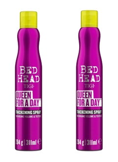 Buy Queen For A Day Volume Spray, Texture Spray for Hair, Hair Thickening Spray for Fine Hair - 311ml, Pack of 2 in UAE