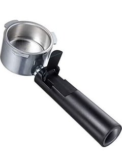 Buy Coffee Bottomless Stainless Steel Portafilter With Filter Basket Black 51mm in Saudi Arabia