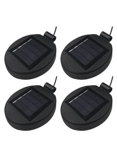 اشتري Solar Lantern Light Replacement Top,LED Solar Panel Lantern Lid Lights Replacement Part for Outdoor Flower DIY Solar Flower Lights Garden Patio Decor (4PCS) في الامارات