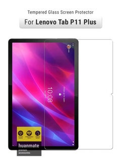 Buy Tempered Glass Screen Protector For Lenovo Tab P11 Plus Clear in Saudi Arabia