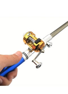 Buy 1pc Portable Retractable Fishing Pole And Reel Combination, 99.06cm/39in Mini Pocket Pen-shaped Fishing Rod, Fishing Reel, Fishing Tackle in Saudi Arabia