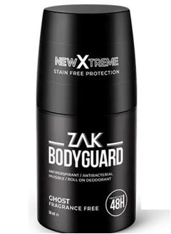 Buy Zak Body Guard Deodorant Roll On Ghost Fragrance Free 50 Ml in Egypt