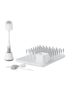 Buy Bottle And Cup Cleaning Set - Grey in UAE