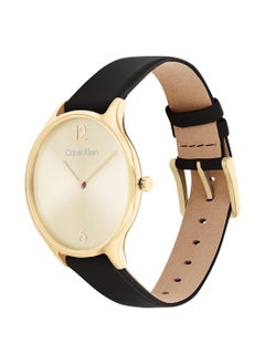 Buy Analog Round Waterproof  Wrist Watch With Leather Strap  25200008 in UAE