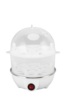 Buy Egg Pot, 350 W, 2 Layers, Holds 14 Eggs, Electric Egg Cooker, Quick Egg Cooker, Auto Shut Off for Hard Eggs (2 Layers White) in Saudi Arabia