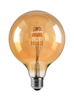 Buy Vintage E27 Edison Bulbs LED Light Bulbs 60W Equivalent,2200K Warm White,Antique Amber Glass Decorative Bulbs,G125 6W LED Filament Bulb,Yellow Light in UAE