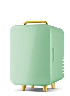 Buy Portable Mini Refrigerator Thermoelectric Cooler Green - Suitable For Cars Homes Offices Bedrooms And Dormitories in Saudi Arabia